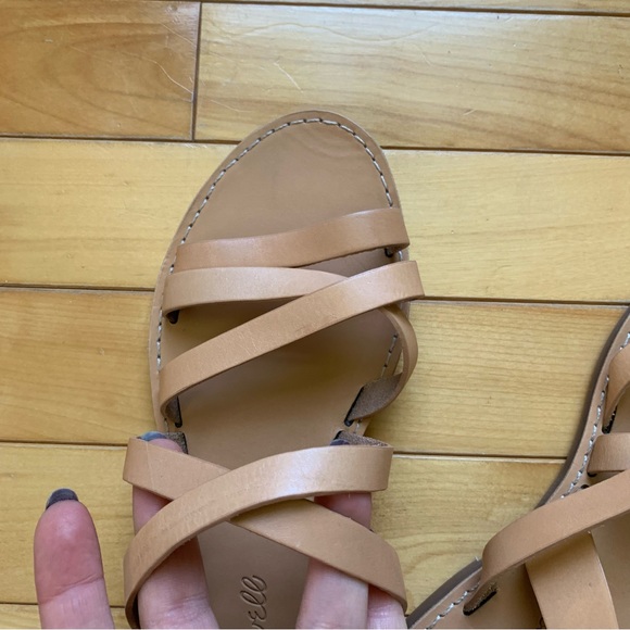 Madewell Light Tan Leather Sandals Size 6.5 - Picture 8 of 8